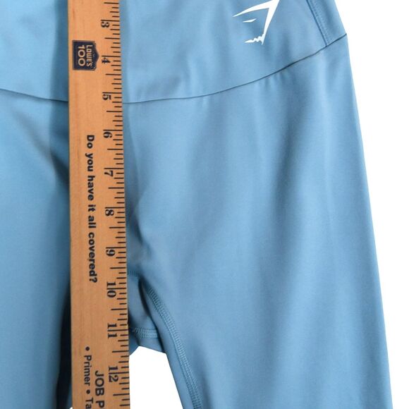 Gymshark Blue 7/8 Leggings Size S High Rise Athleisure Activewear  Gym - Picture 6 of 7
